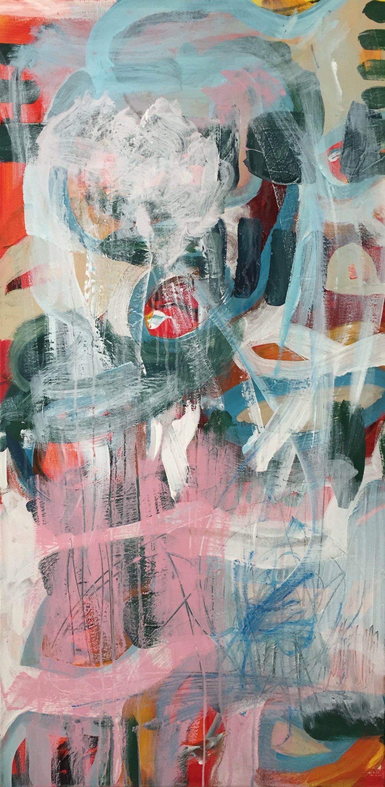 African Home, 2019, 50 x 100 cm
