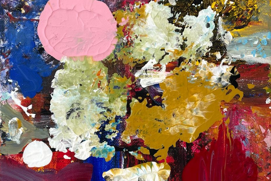 Baby Phone, 2022 Acrylic on Canvas 20 x 20 cm