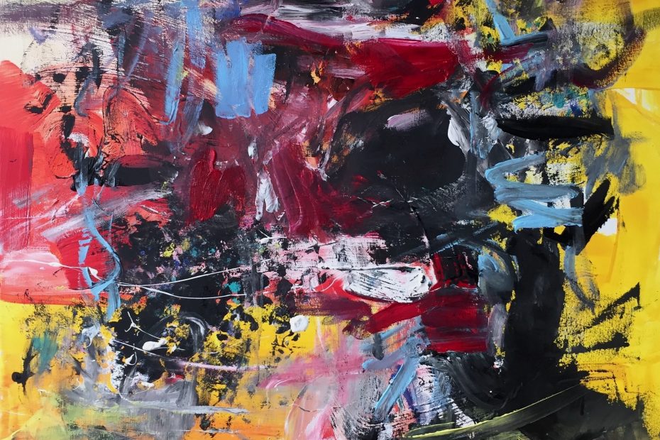 Blick zurück, 2020 Acrylic on Canvas 80 x 100 cm