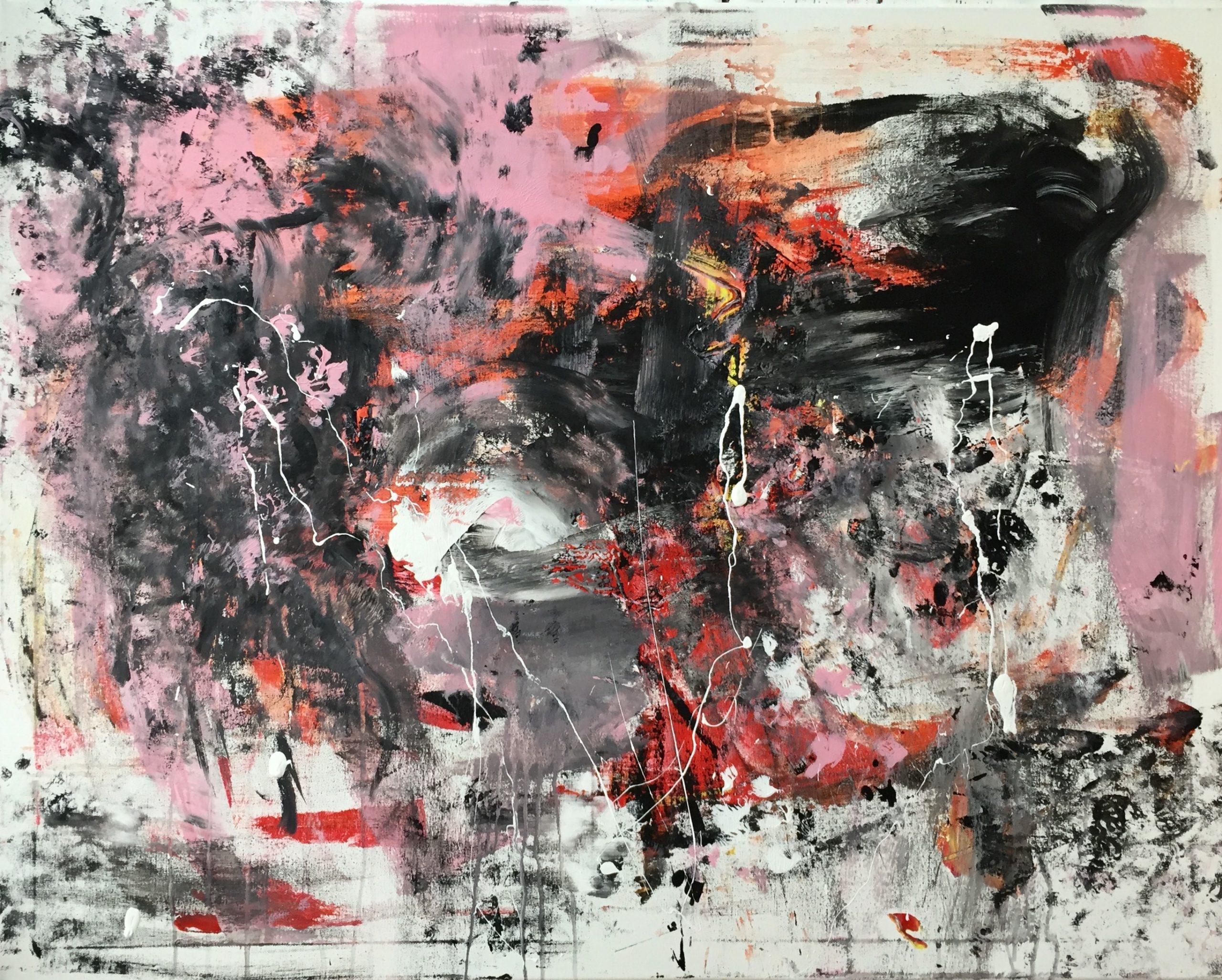 Eruption, 2020 Acrylic on Canvas 80 x 100 cm