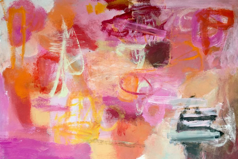 I do not need Sunglasses, 2018 Acrylic on Cardboard 42 x 59 cm