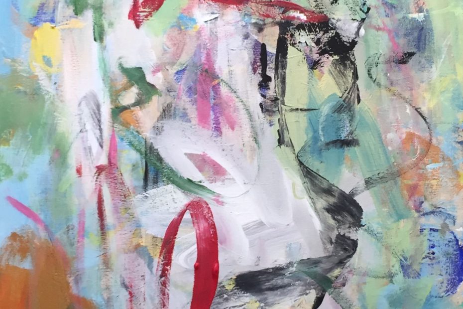 It Comes and it Goes, 2021 Acrylic on Canvas 50 x 100 cm