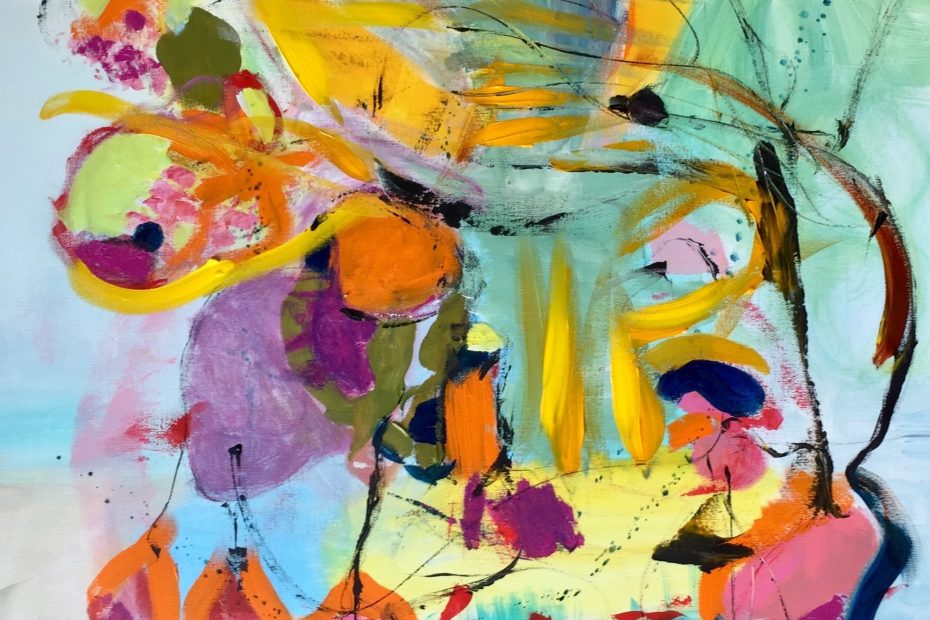 Kugelfisch und Co, 2018 80 x 80 cm