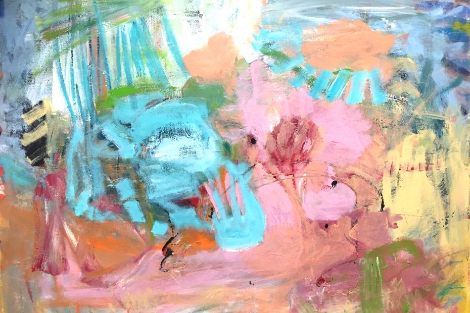 La Vie en Rose, 2020 Acrylic on Canvas 80 x 100 cm