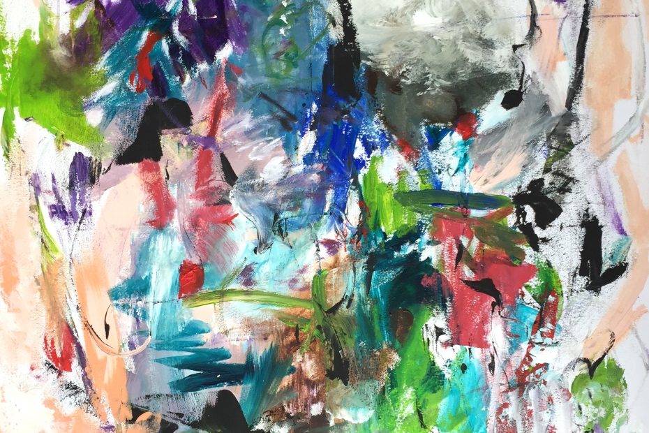 Look Ahead, 2020 Acrylic on Canvas 80 x 100 cm