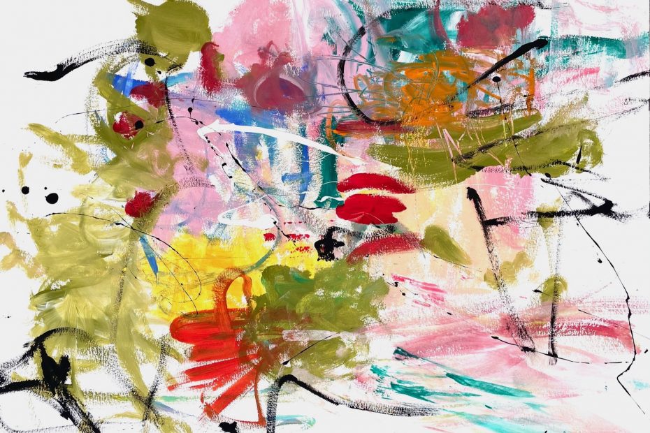 Such a Beautiful Day, 2021 Acrylic on Paper 80 x 100 cm