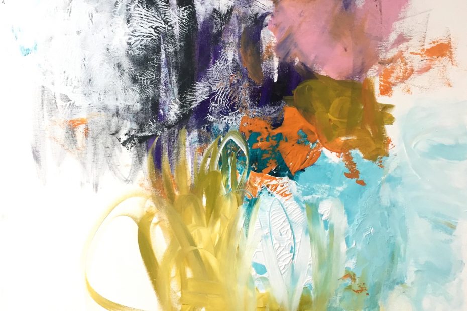 Sunday in the Garden, 2021 Acrylic on Canvas 80 x 100 cm