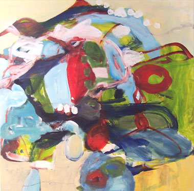 Swinging Aliens, 2006, 80 x 80 cm