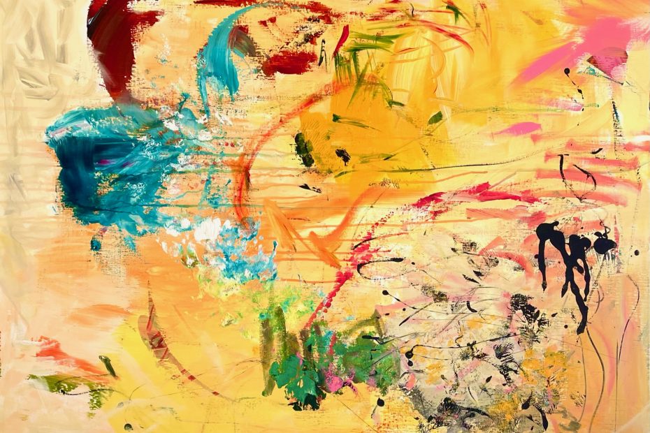 Take Your Shoes Off, 2022 Acrylic on Canvas 80 x 100 cm