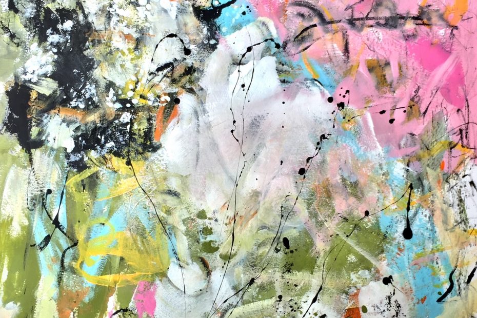 When the Wind Blows, 2021 Acrylic on Paper 80 x 100 cm