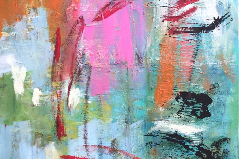 You Can´t Stop a Setting Sun, 2021 Acrylic on Canvas 50 x 100 cm