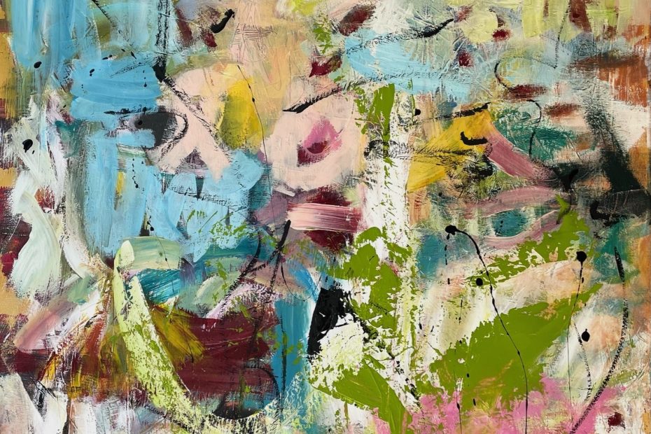 Blumenkinder, 2022 Acrylic on Canvas 80 x 100 cm